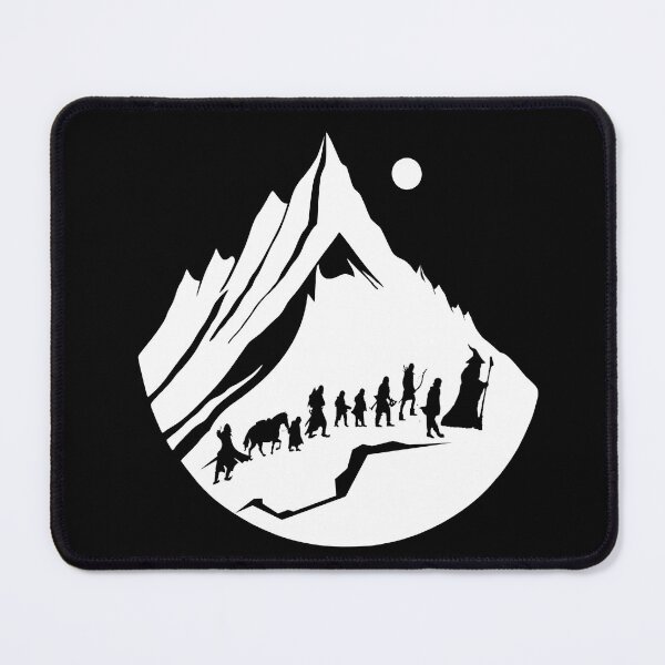 Item preview, Fellowship, misty mountains designed and sold by BlueprintBold.