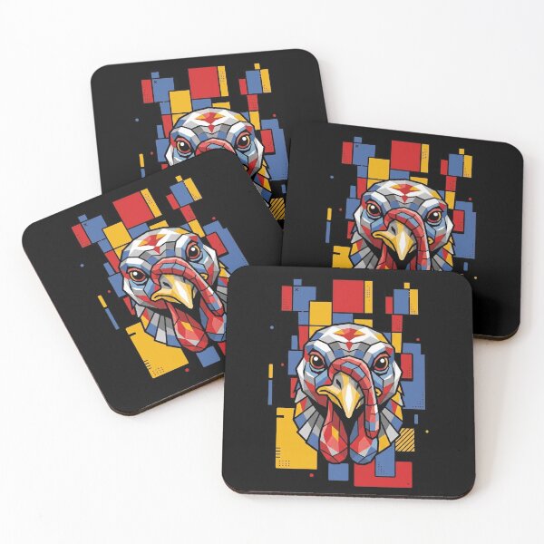 Item preview, Funny Turkey Colorful Blocks Geometric Art Boys Girls Kids designed and sold by FurryHavenPH.