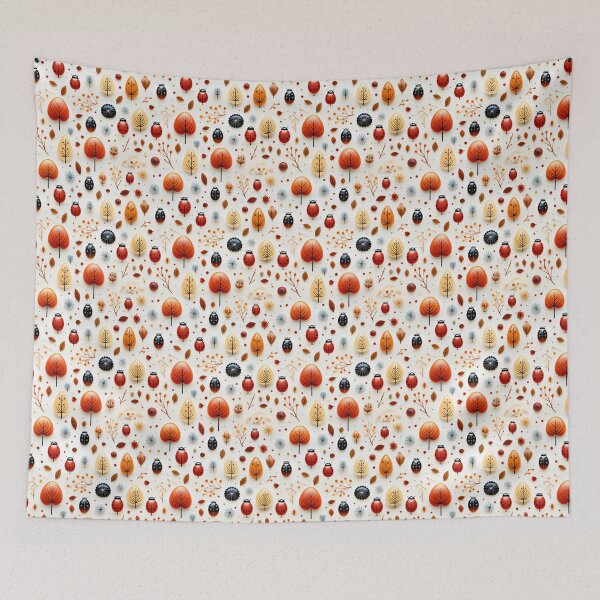 Item preview, Autumn Ladybugs PNG image designed and sold by Lorraine Cozy Corner.