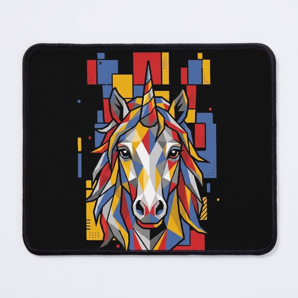 Item preview, Funny Unicorn Colorful Blocks Geometric Art Boys Girls Kids designed and sold by FurryHavenPH.