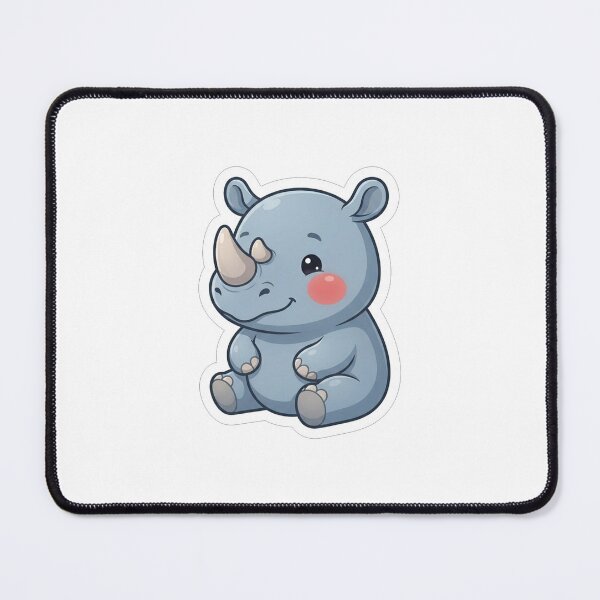Item preview, Cute Little Baby Rhino Sitting Down designed and sold by Owcomm.