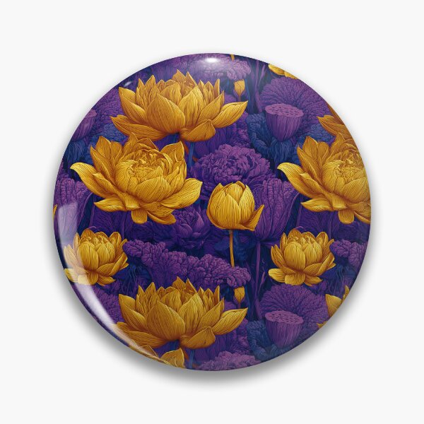 Item preview, Exotic Lotus Flower  - Birth Flower Pattern - Moms Day Gifts designed and sold by RoyalStarsPatts.