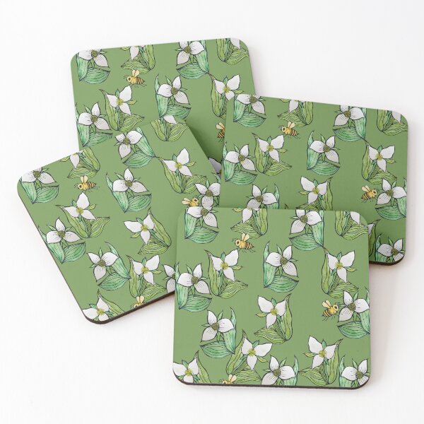 Item preview, Trillium Flower Illustration  designed and sold by lacychenault.