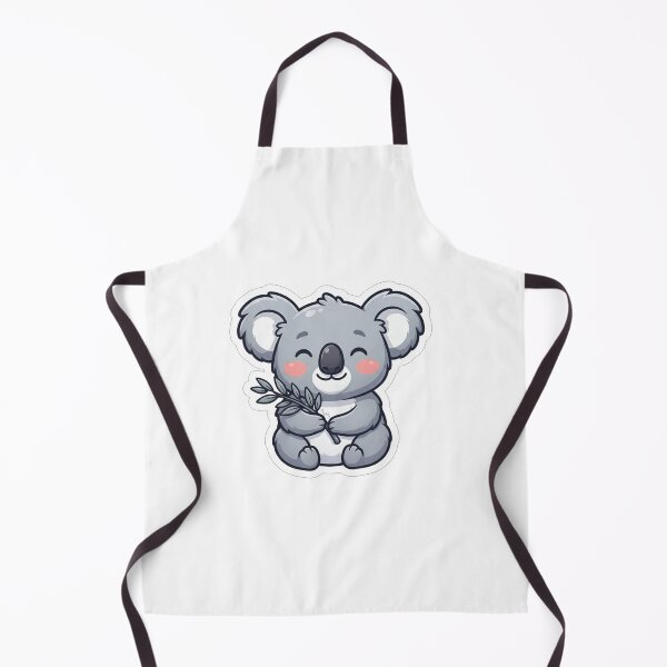 Item preview, Cute Little Koala Holding Eucalyptus Leaves designed and sold by Owcomm.