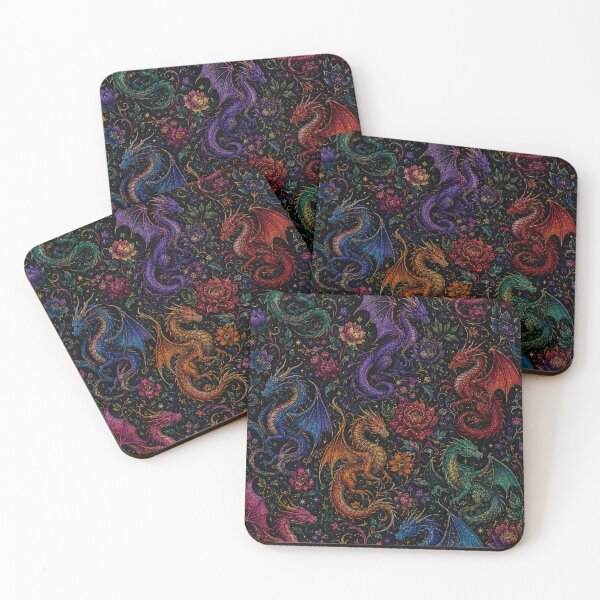 Item preview, dragon garden pattern designed and sold by alexrow.