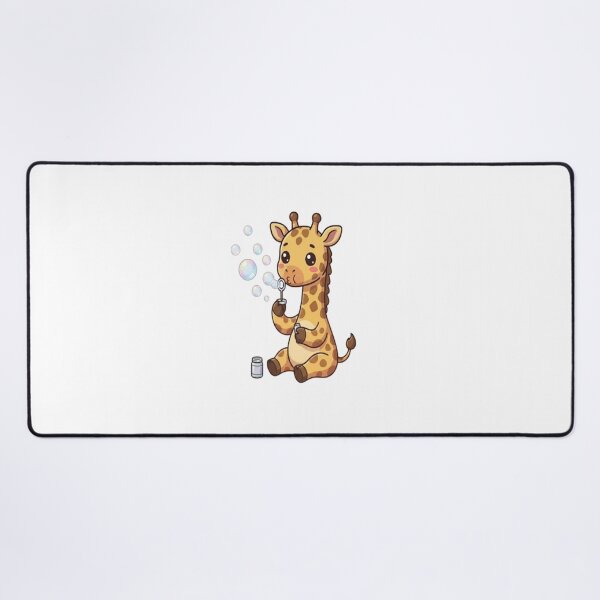 Item preview, Cute Giraffe Blowing Soap Bubbles designed and sold by Ella_Sketch.