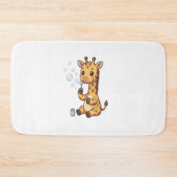 Item preview, Cute Giraffe Blowing Soap Bubbles designed and sold by Ella_Sketch.