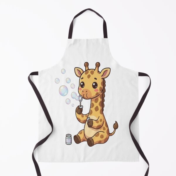 Item preview, Cute Giraffe Blowing Soap Bubbles designed and sold by Ella_Sketch.