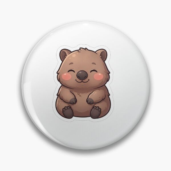 Item preview, Adorable Cute Little Wombat Animal Character designed and sold by Owcomm.