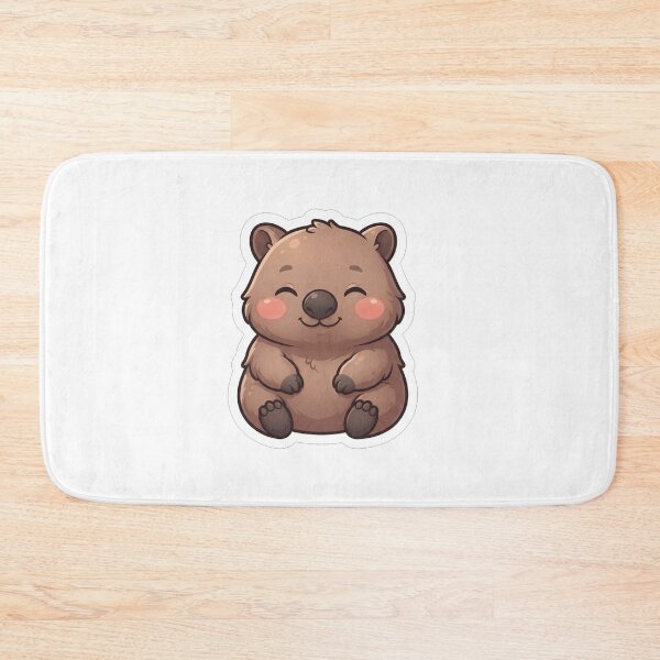 Item preview, Adorable Cute Little Wombat Animal Character designed and sold by Owcomm.