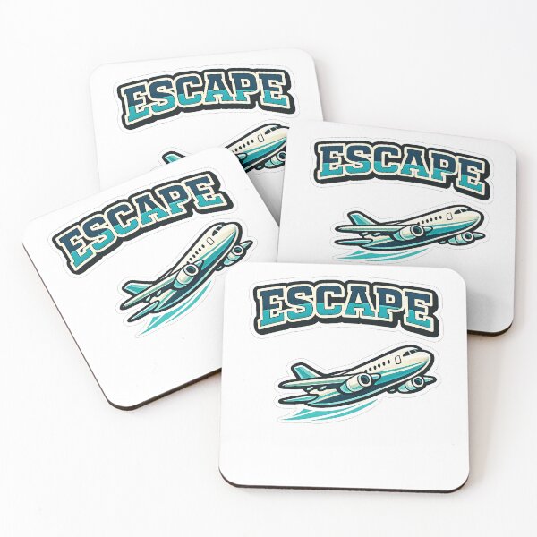 Item preview, Escape Airplane Travel Design designed and sold by EastEndTownie.