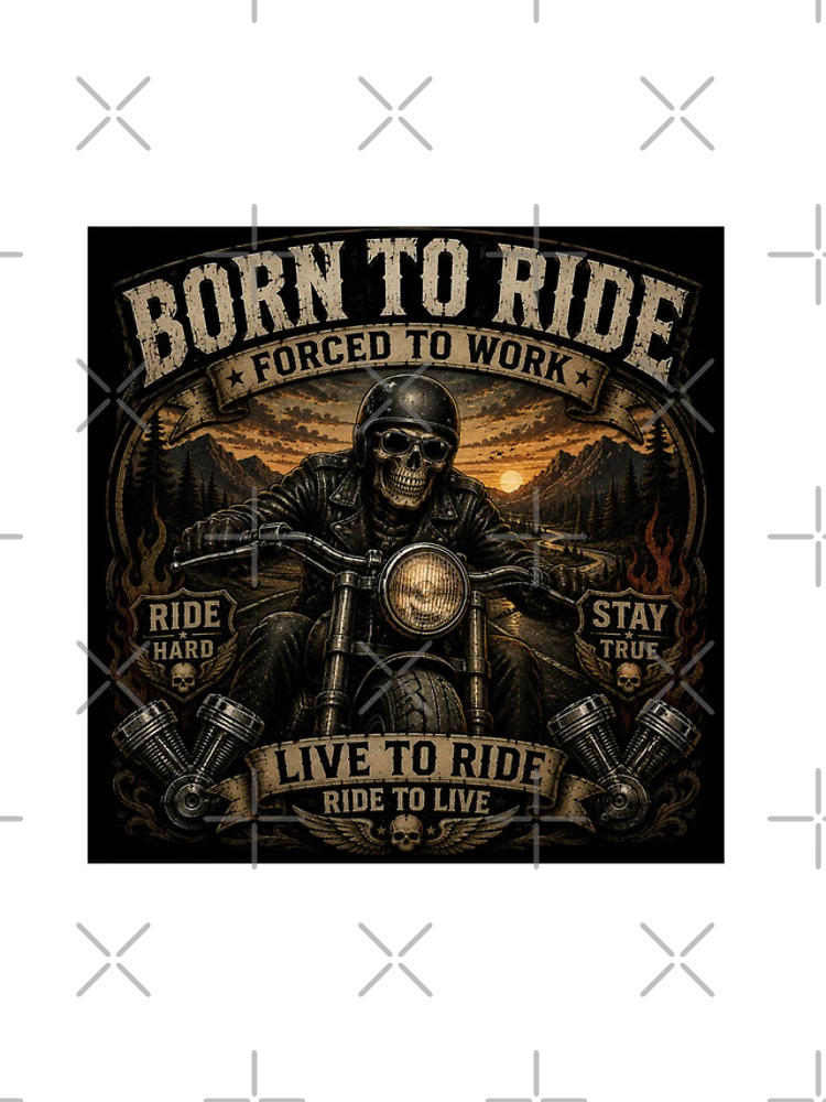 Thumbnail 4 of 4, iPhone Case, Born To Ride - Live To Ride designed and sold by lovepower.