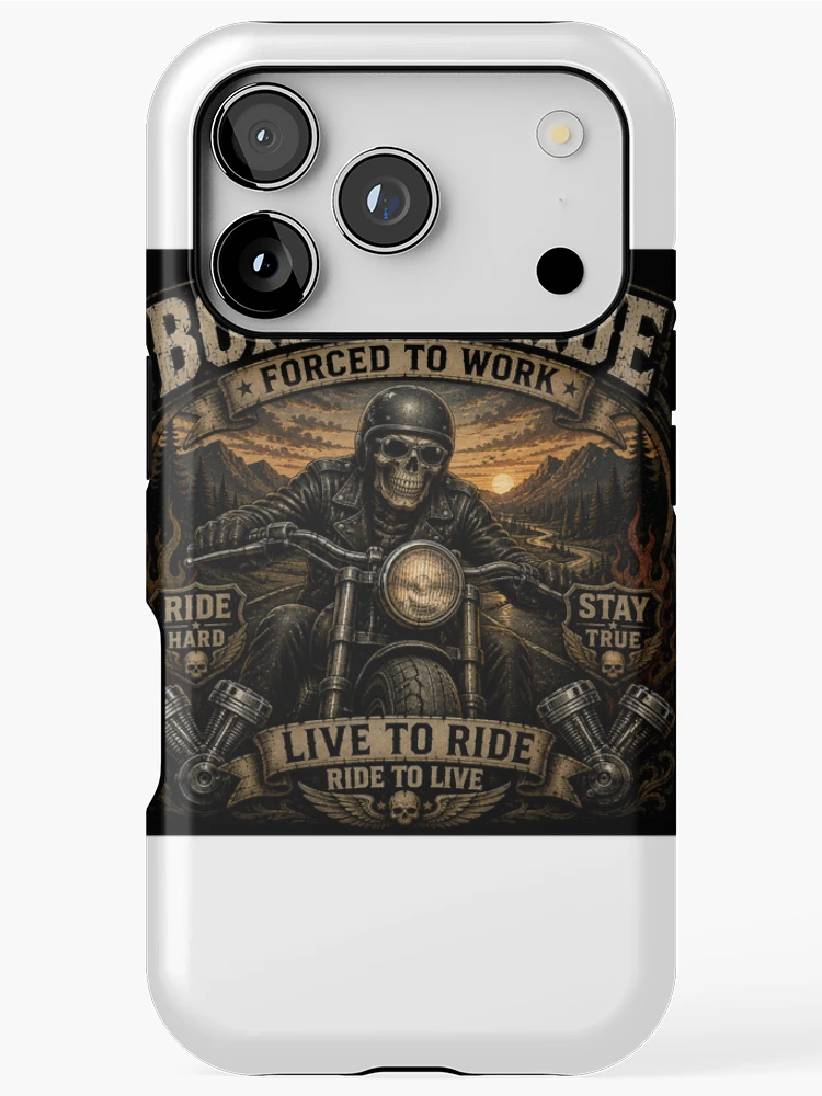Thumbnail 1 of 4, iPhone Case, Born To Ride - Live To Ride designed and sold by lovepower.