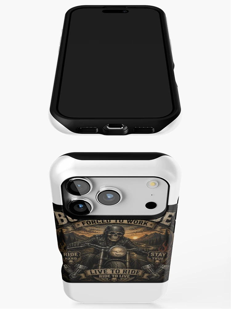 Thumbnail 3 of 4, iPhone Case, Born To Ride - Live To Ride designed and sold by lovepower.