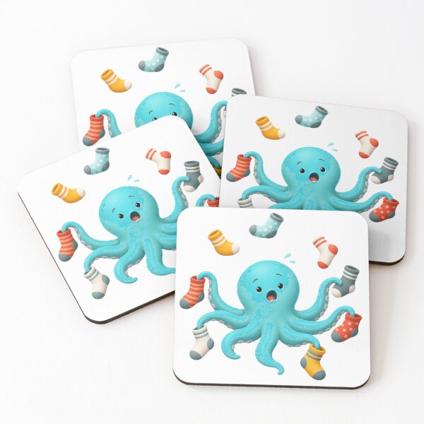 Item preview, Octopus Sorting Too Many Socks designed and sold by Idans.