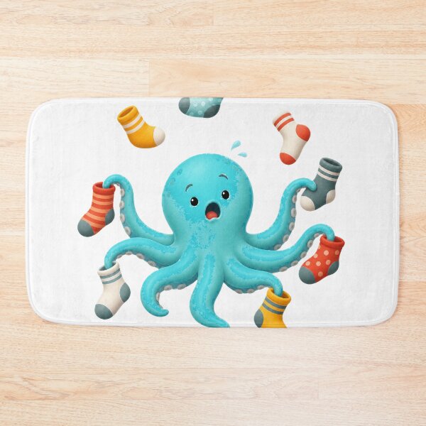Item preview, Octopus Sorting Too Many Socks designed and sold by Idans.