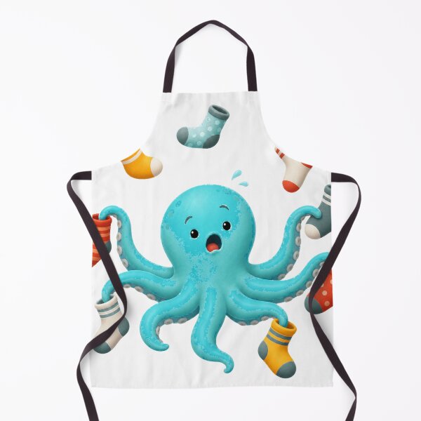 Item preview, Octopus Sorting Too Many Socks designed and sold by Idans.