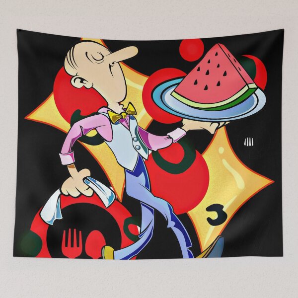 Item preview, Waiter & Water designed and sold by DEZINOMANIA.