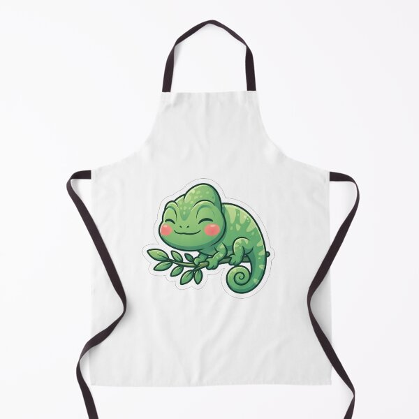 Item preview, Cute Green Chameleon Sitting on Branch designed and sold by Owcomm.