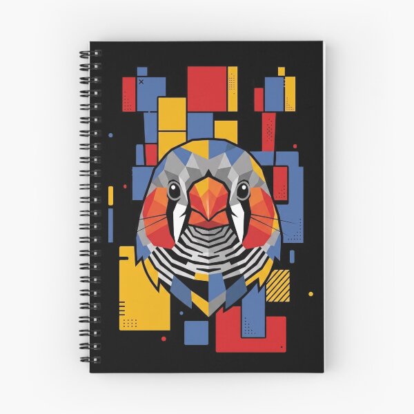 Item preview, Funny Zebra Finch Colorful Blocks Geometric Art Boys Girls Kids designed and sold by FurryHavenPH.