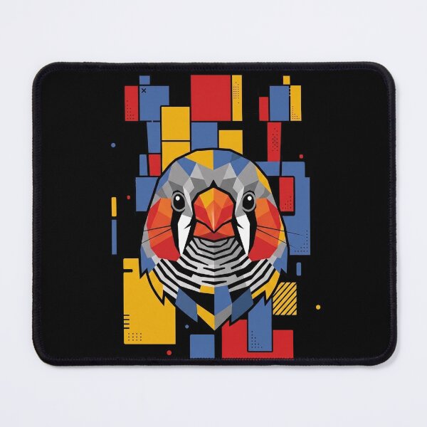 Item preview, Funny Zebra Finch Colorful Blocks Geometric Art Boys Girls Kids designed and sold by FurryHavenPH.