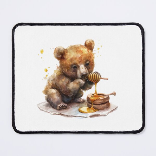 Item preview, Bear Cub | Cute Woodland Animal Watercolor Art designed and sold by Mandayartstudio.