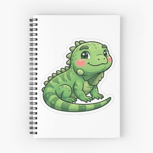 Item preview, Cute Little Green Iguana Reptile Character designed and sold by Owcomm.