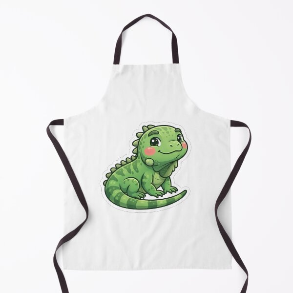 Item preview, Cute Little Green Iguana Reptile Character designed and sold by Owcomm.