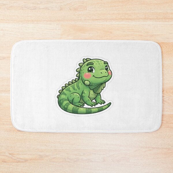 Item preview, Cute Little Green Iguana Reptile Character designed and sold by Owcomm.