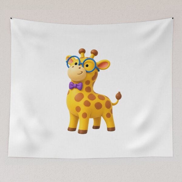 Item preview, Short Neck Giraffe With Glasses designed and sold by Idans.