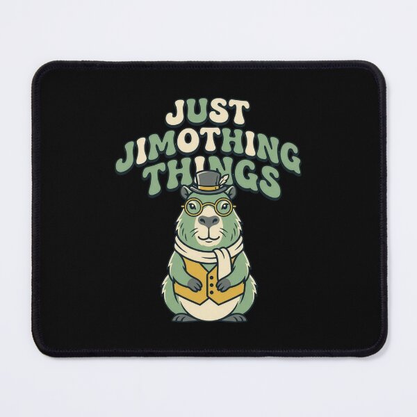 Item preview, Just Jimothing Things Capybara Funny Jimothy Cute Meme Graphic T-Shirt & Sticker Design designed and sold by ASN STUDIO.