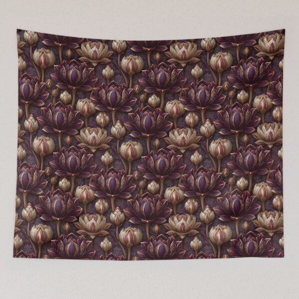 Item preview, Beautiful Lotus  - Botanical Garden Pattern - Mother'S Day Gift Ideas designed and sold by RoyalStarsPatts.