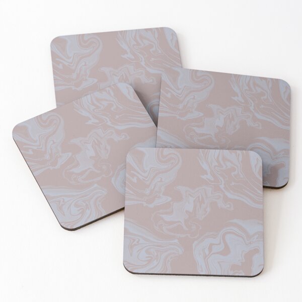 Item preview, Dusty Rose and Soft Blue Marble Swirl Pattern designed and sold by CaramelCo.