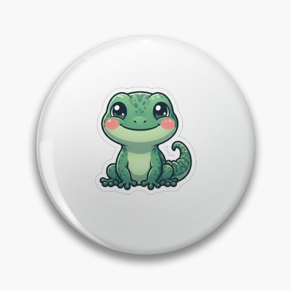 Item preview, Cute Little Green Gecko Illustration designed and sold by Owcomm.