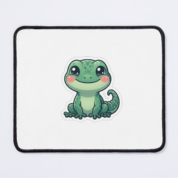 Item preview, Cute Little Green Gecko Illustration designed and sold by Owcomm.