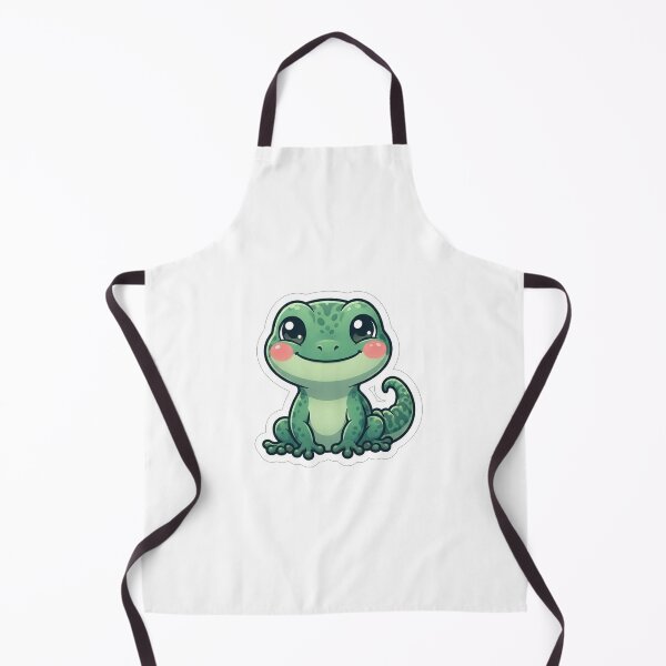 Item preview, Cute Little Green Gecko Illustration designed and sold by Owcomm.