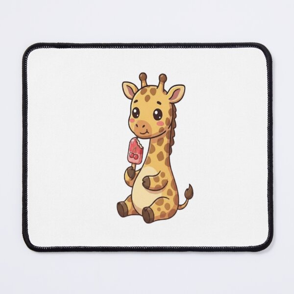 Item preview, Cute Giraffe Eating Cherry Popsicle designed and sold by Ella_Sketch.