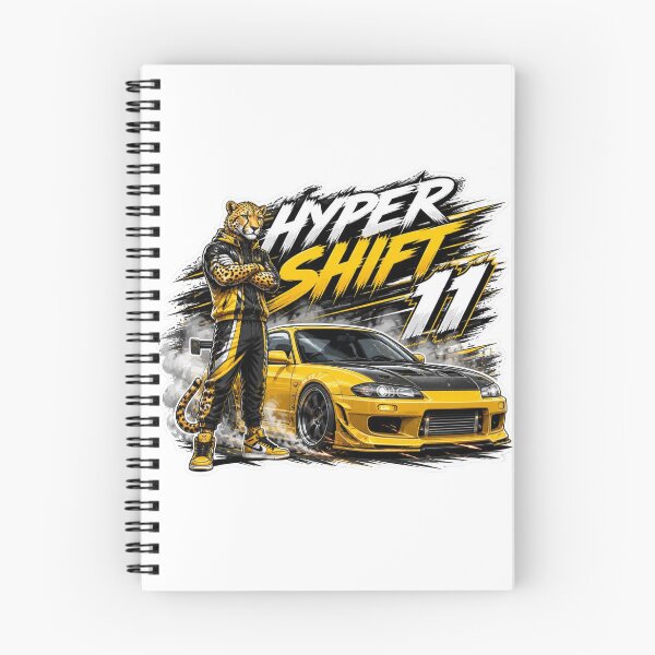 Item preview, Hyper Shift Racing Graphic | JDM Drift Car PNG | Turbo Streetwear Design | Japanese Sports Car Sticker designed and sold by Stylestickers55.