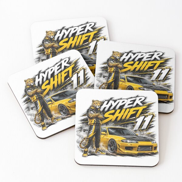 Item preview, Hyper Shift Racing Graphic | JDM Drift Car PNG | Turbo Streetwear Design | Japanese Sports Car Sticker designed and sold by Stylestickers55.