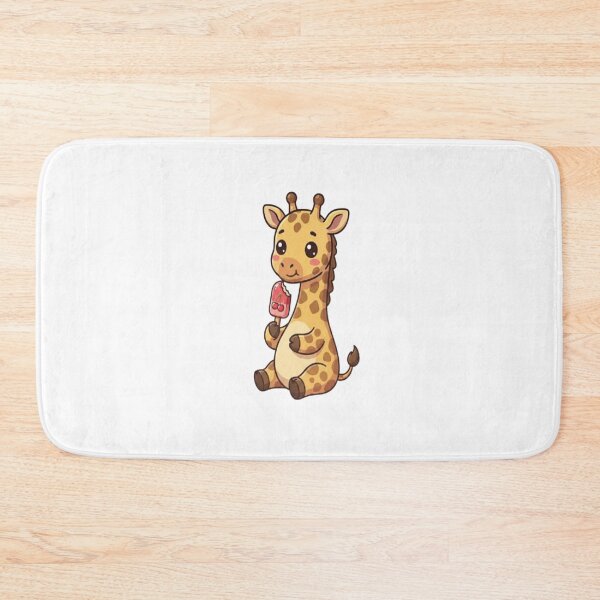 Item preview, Cute Giraffe Eating Cherry Popsicle designed and sold by Ella_Sketch.