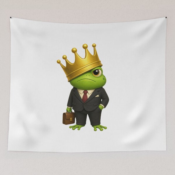 Item preview, Frog Boss Wearing a Crown designed and sold by Idans.
