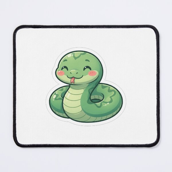 Item preview, Cute Green Little Snake Animal Cartoon designed and sold by Owcomm.