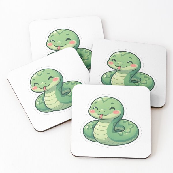 Item preview, Cute Green Little Snake Animal Cartoon designed and sold by Owcomm.