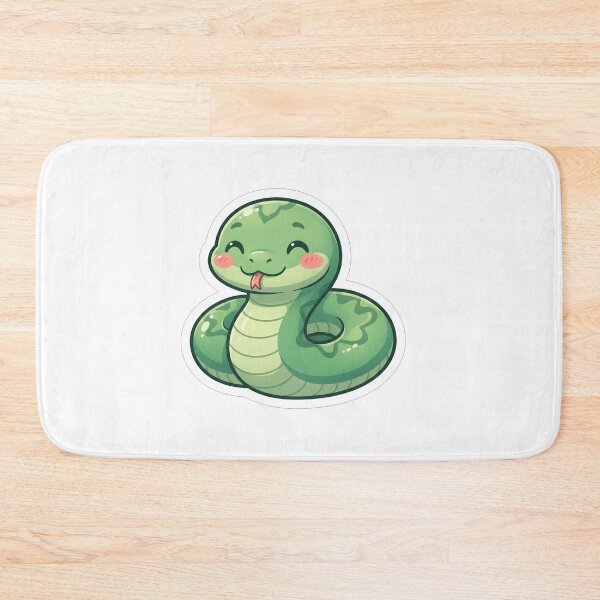 Item preview, Cute Green Little Snake Animal Cartoon designed and sold by Owcomm.