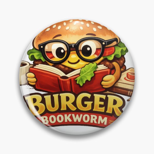 Item preview, Burger Bookworm designed and sold by TheRealTaria.