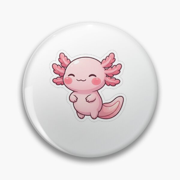 Item preview, Cute Pink Axolotl Kawaii Water Amphibian designed and sold by Owcomm.