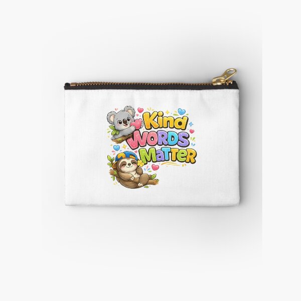 Item preview, Kind Words Matter – Cute Koala & Sloth Kindness Cartoon Design designed and sold by HoMya.