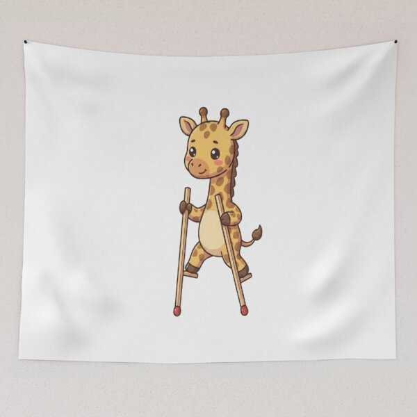 Item preview, Cute Giraffe Walking On Stilts designed and sold by Ella_Sketch.