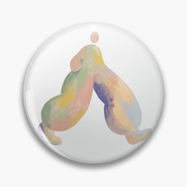 Item preview, Abstract Figure Art – Pastel Watercolor Human Form – Two Bodies One Soul Print – Modern Art Gift – Colorful Abstract Person designed and sold by @SHINTOSARTSTORE.