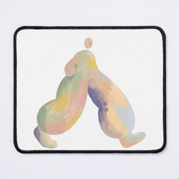 Item preview, Abstract Figure Art – Pastel Watercolor Human Form – Two Bodies One Soul Print – Modern Art Gift – Colorful Abstract Person designed and sold by @SHINTOSARTSTORE.